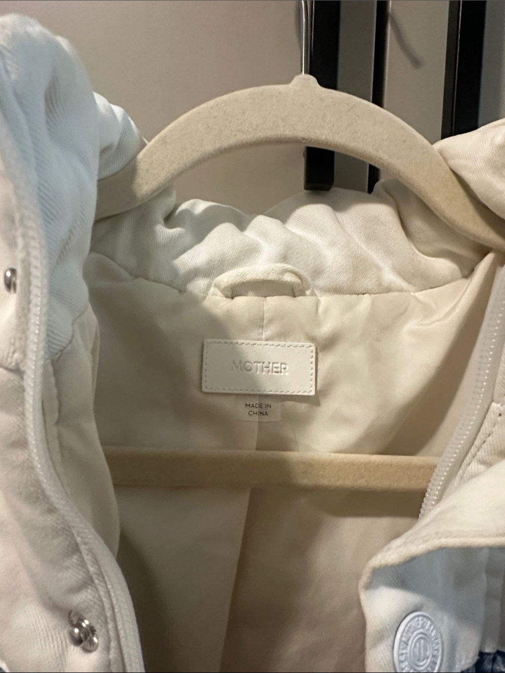 MOTHER‎ Revolve Drop Pillow Talk Puffer Crop Coat in "Its Chill" Size Medium - Picture 4 of 8